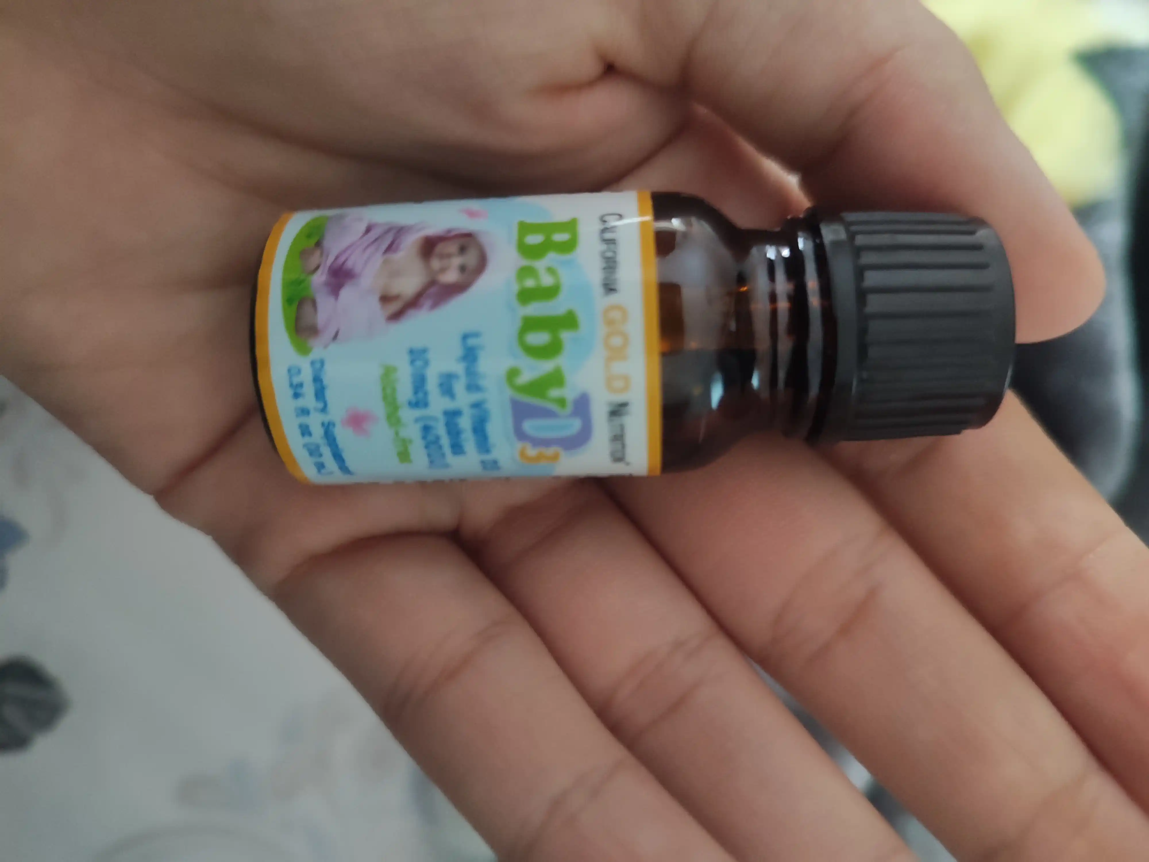 Жидкий витамин Д3 для детей California Gold Nutrition, Baby D3, 400 МЕ, 10 мл