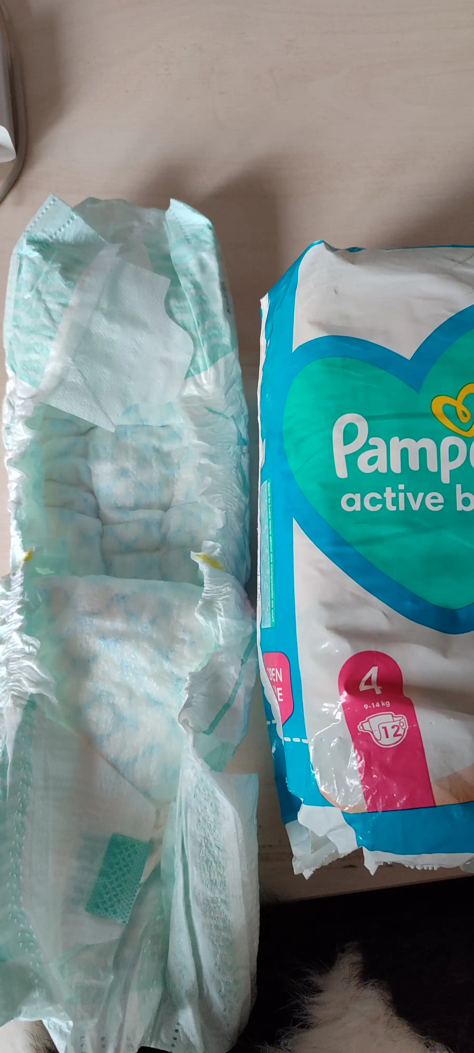 Подгузники для детей Pampers Active Baby 4 размер, 9-14 кг, 12 шт