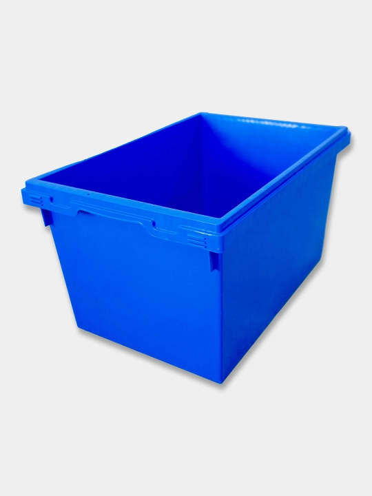 Plastik qopqoqli yashik, konteyner, savat
