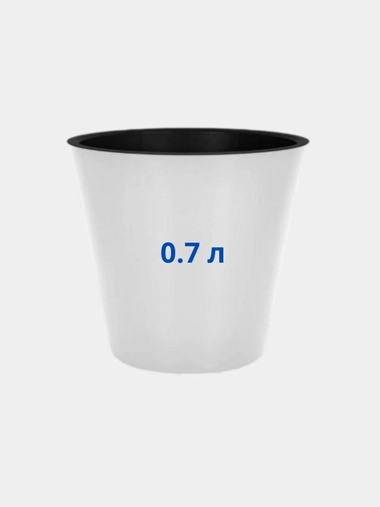 Drenajli gul idishi Azalea, plastmassa 0,7, 1,5, 3,5, 5,5, 10 l