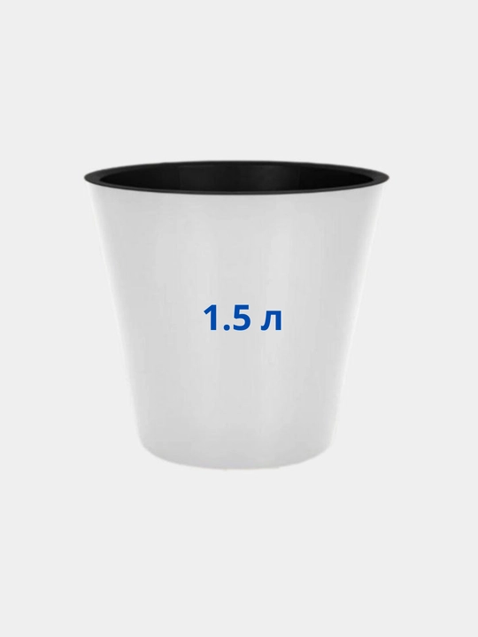 Drenajli gul idishi Azalea, plastmassa 0,7, 1,5, 3,5, 5,5, 10 l