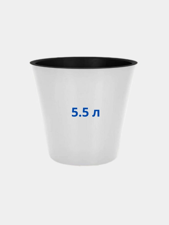Drenajli gul idishi Azalea, plastmassa 0,7, 1,5, 3,5, 5,5, 10 l