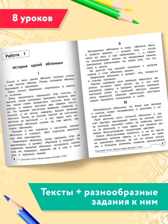 Смысловое чтение, рабочая тетрадь-тренажер, Мария Бурак
