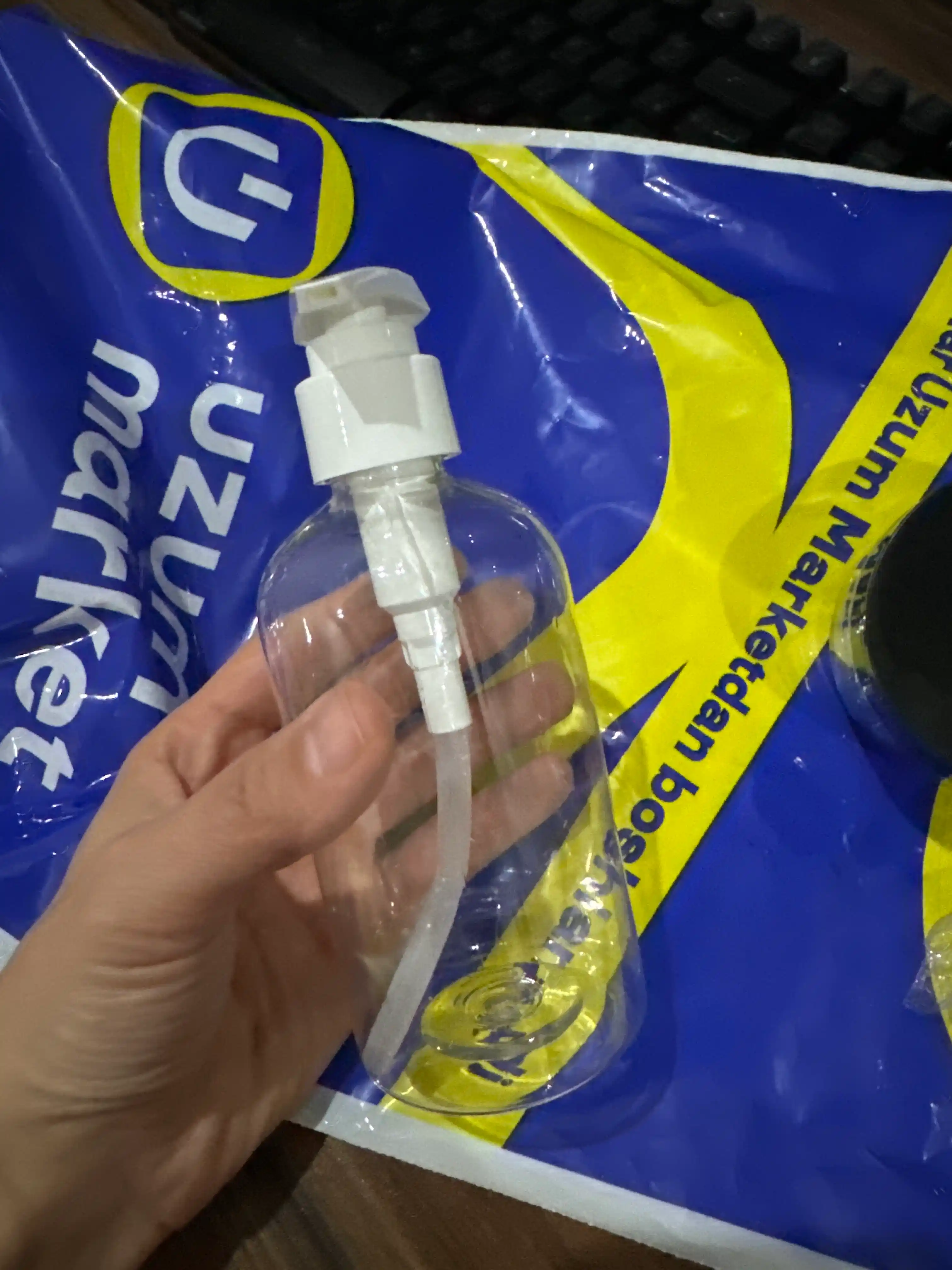 Suyuq sovun dozatori, hammom uchun dispenser, flakon