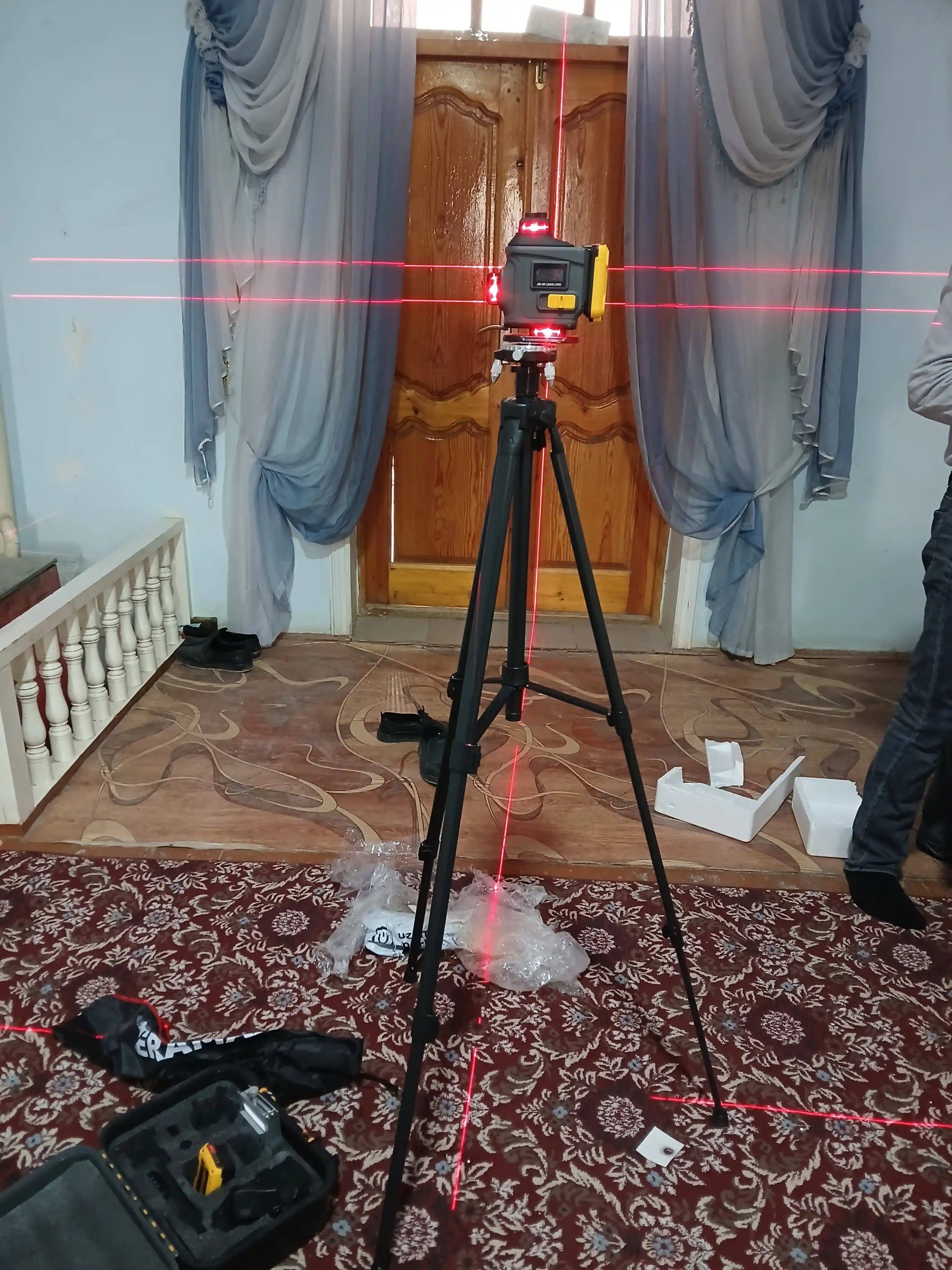 EraMAx ER-L2 -L1 360 lazer daraja shtativ bilan 4D darajasi tripod, 360 daraja lazer