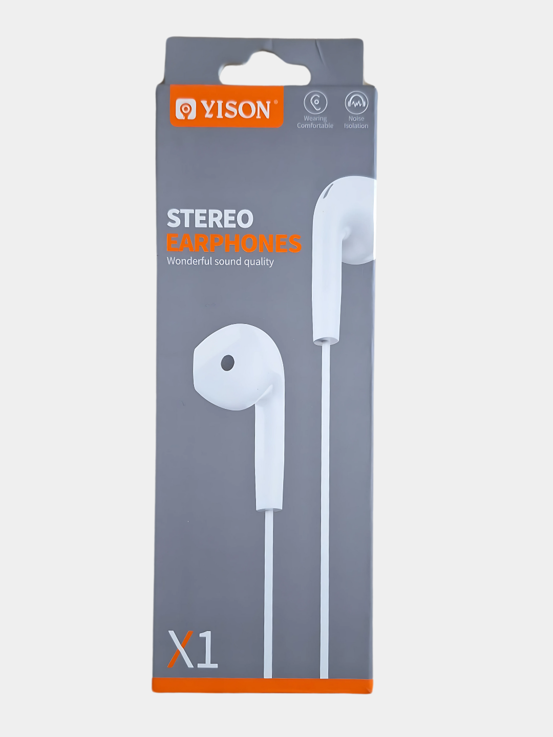 Simli quloqchinlar Yison X1, Yison X4  Stereo MUSIC EARPHONES, mikrofoni bilan, 3.5 mm
