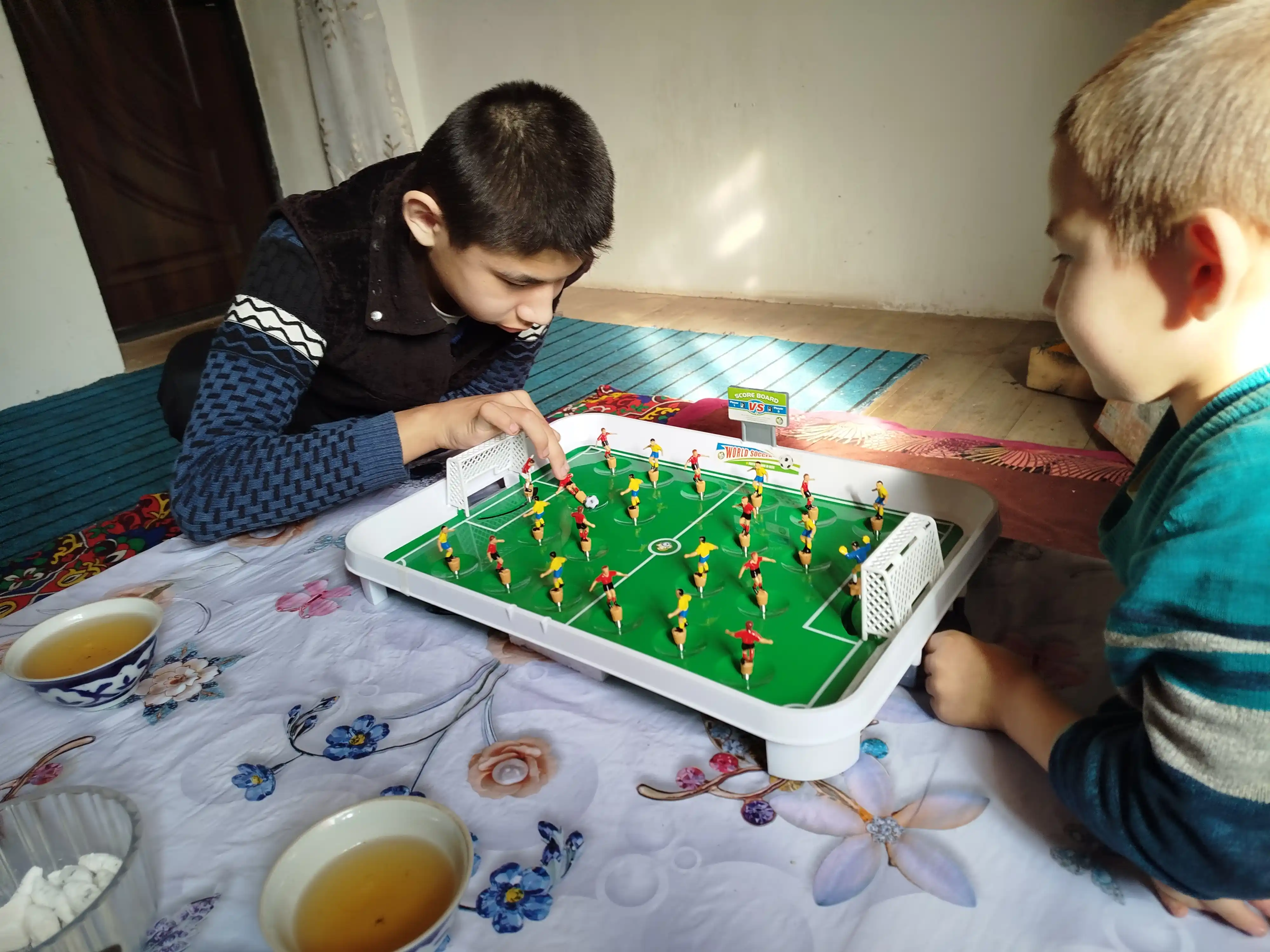Настольная игра для всей семьи, "Футбол", на пружинах