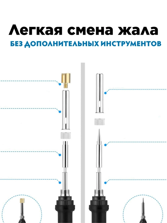 Паяльник, паяльный набор, мультиметр, подарок на 23 февраля мужу, папе, коллеге, дедушке