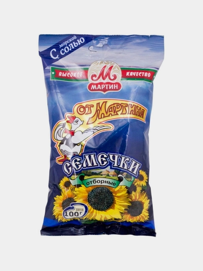 Семечки ''MARTIN'', черные, с солью, 100 г — KONTI-P169F51