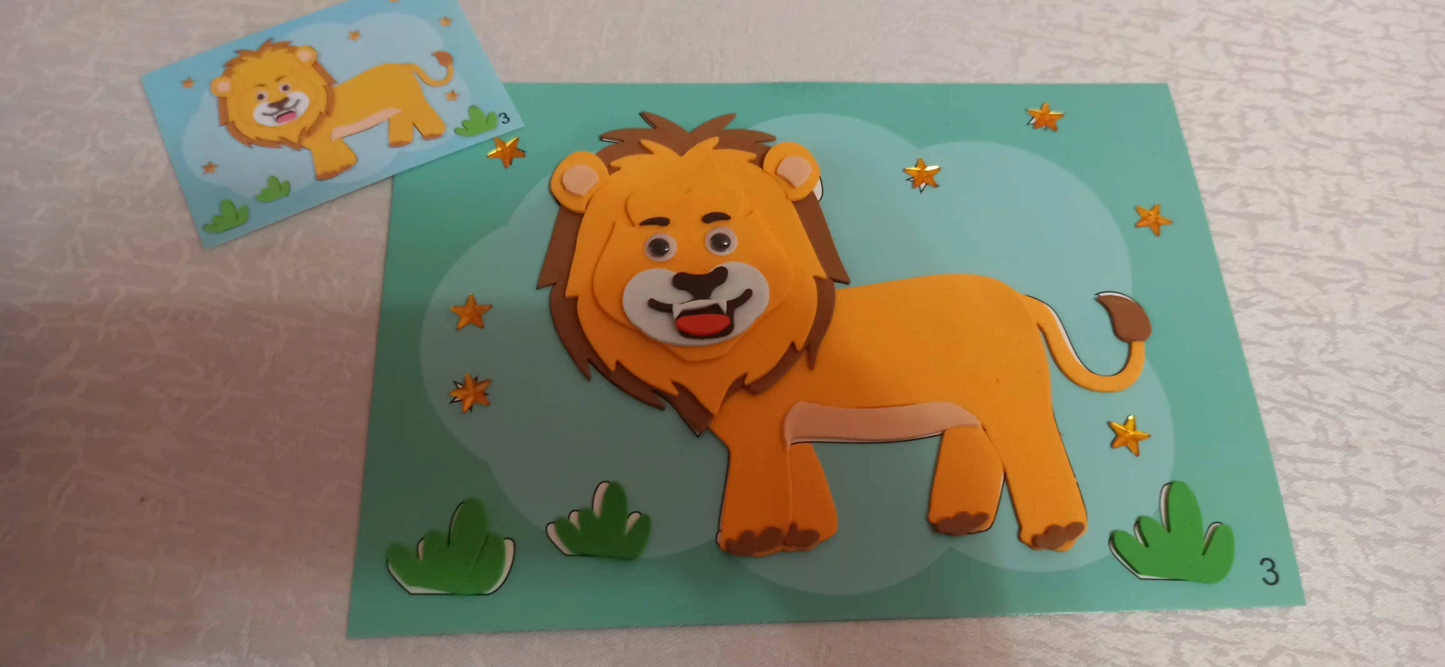 Bolalar uchun 3D applikatsiya-stikerlari, ijodkorlik uchun o'rnatilgan stikerlar