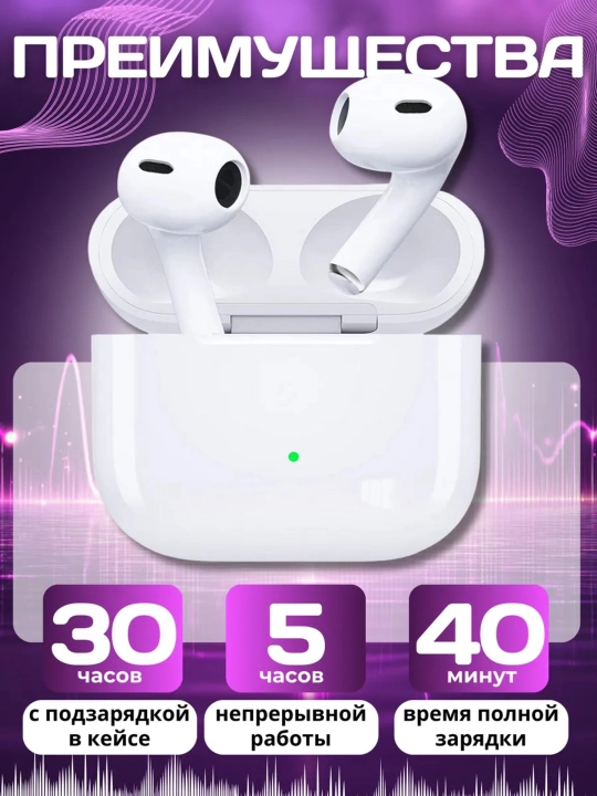 Беспроводные наушники A Pods 3 Touch Premium 2025 - 