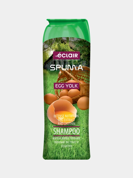 Шампунь SPUMA, с яичным экстрактом, 400 мл - 