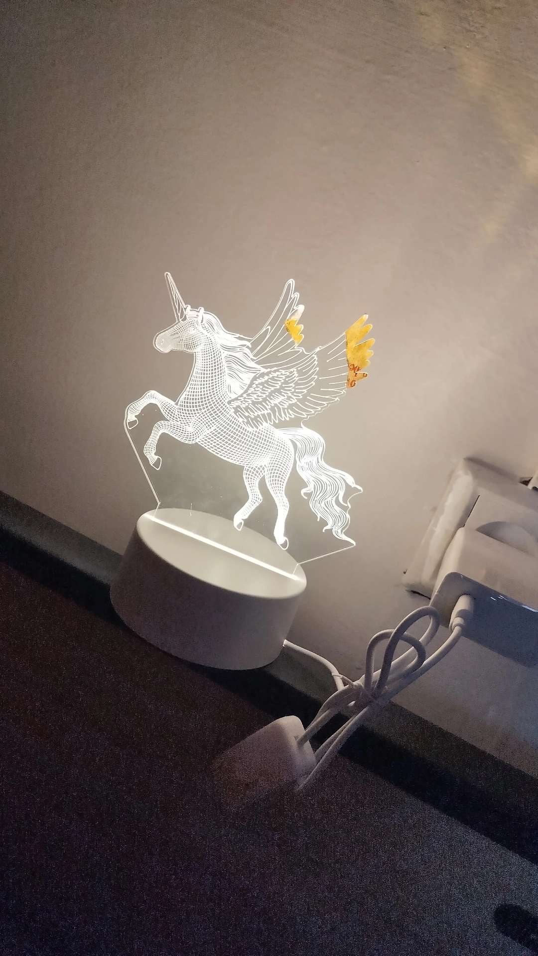 Svitilnik, 3D chiroq, tungi chiroq, sovg alar qizlar uchun