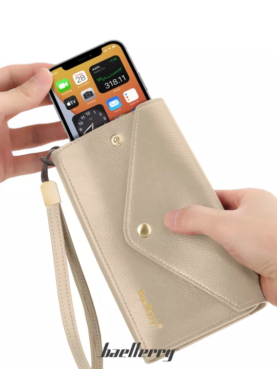 Ayollar hamyoni kartalar va pul uchun, smartfon bo'limi bilan Baellerry Bella Style 8616