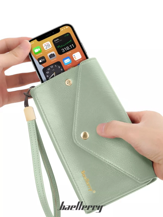 Ayollar hamyoni kartalar va pul uchun, smartfon bo'limi bilan Baellerry Bella Style 8616