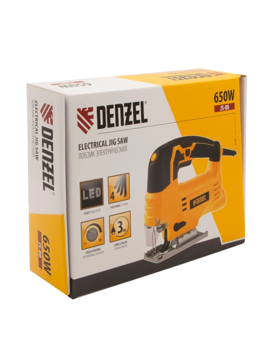 Elektr lobzik DENZEL, JS-80, 650 Vt, 80 mm, 27103