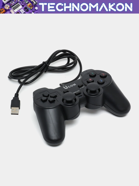 Компьютерный usb джойстик, вибрация, Windows, геймпад