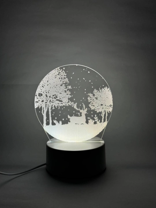3D chiroq LED tungi chiroq, USB