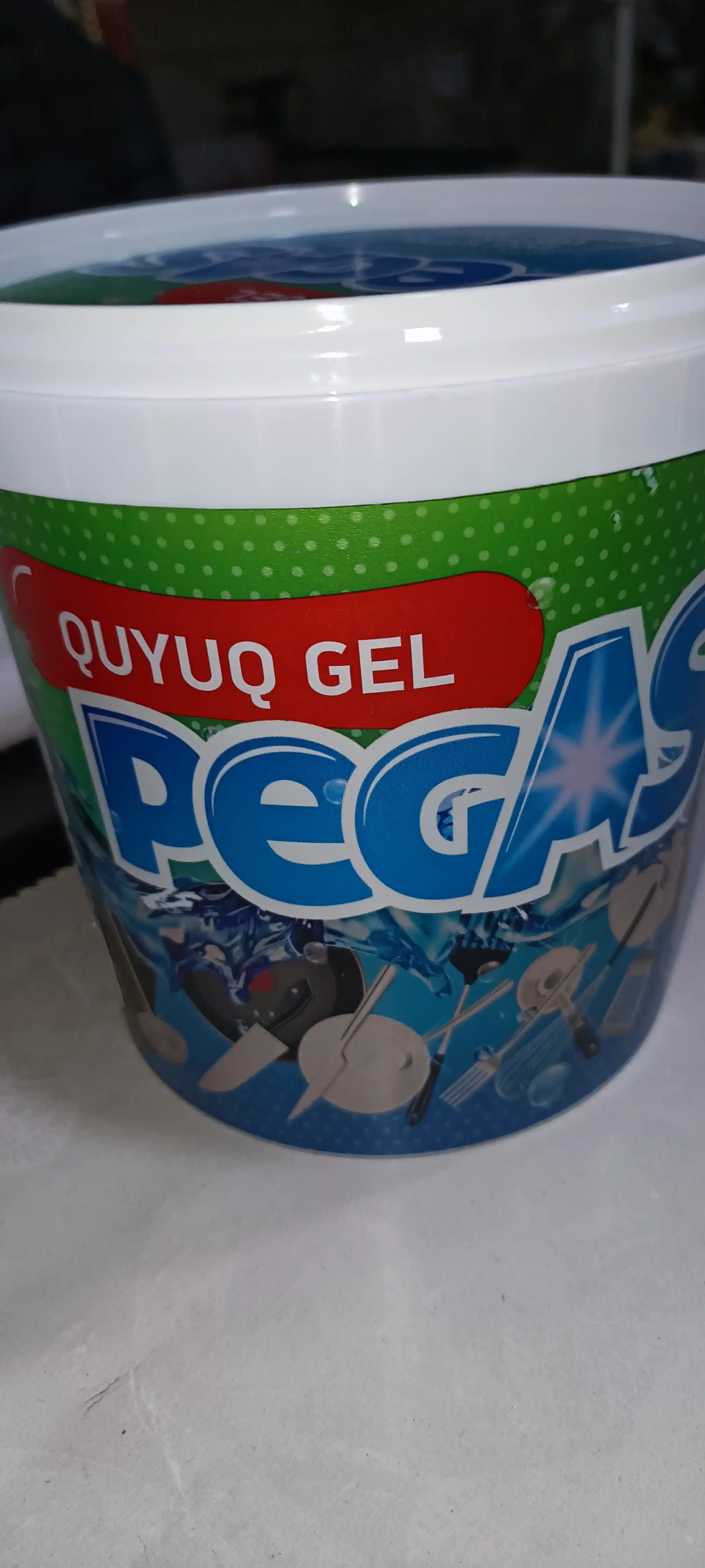Гель для мытья посуды Pegas, 1 кг