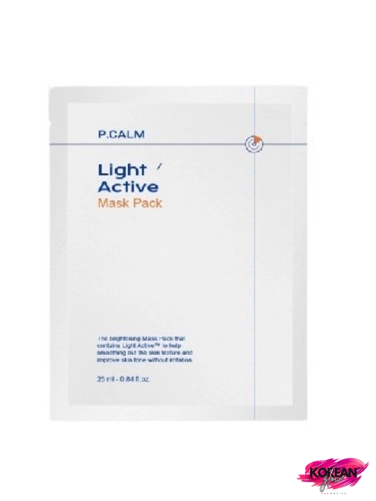 P.CALM Yuz uchun niqob Light Active Mask Pack, matoli