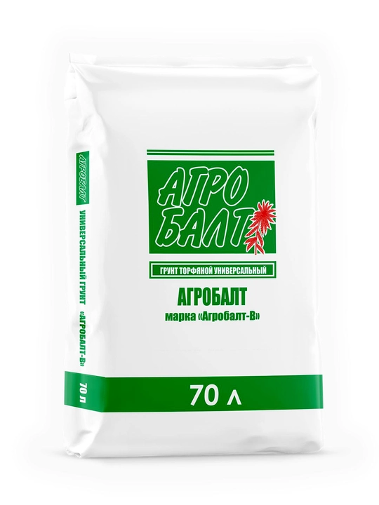 Nordon torf PH 3.5-4.5 AGROBALT Pyotr Plexanovdan gortenziya, azaliya, rododendron uchun