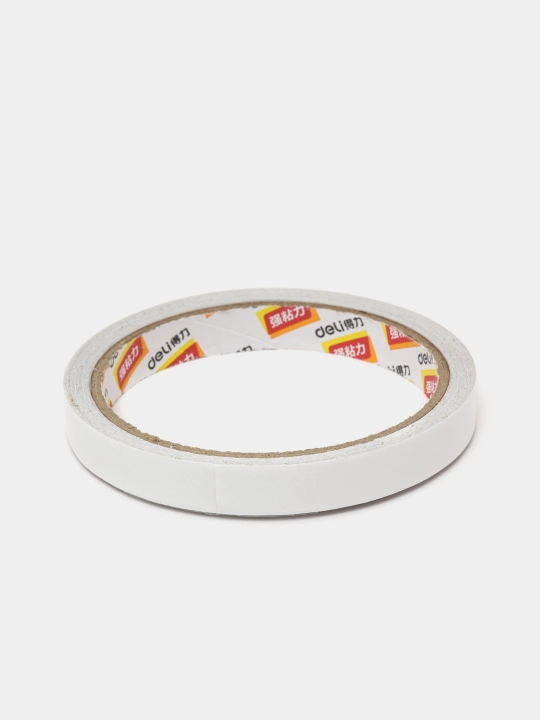 Ikki tomonlama skotch Deli 30401, 12 mm * 10 m 2dona
