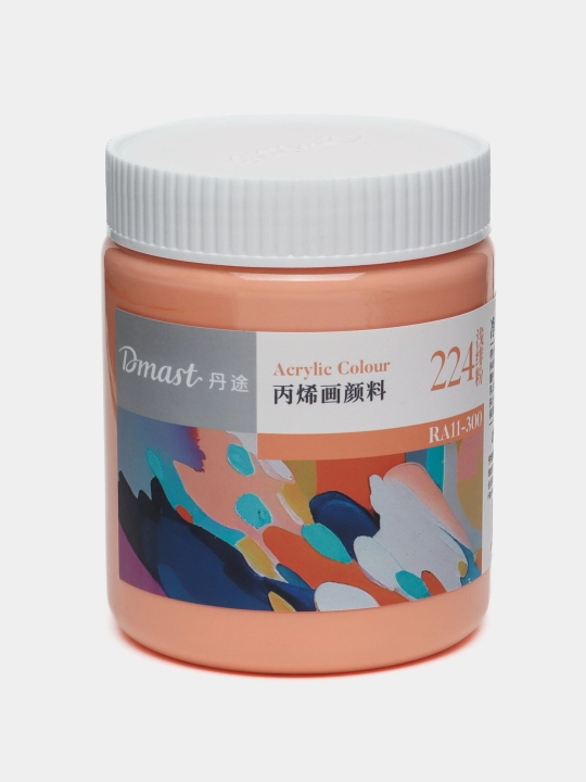 Bankadagi akril bo'yog'i Dmast Deli, RA11-300-224 Light Pink, 300 ml - 