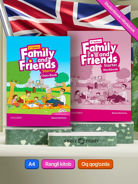 Family and Friends starter 1, 2, 3, 4, 5 части, формат A4 - 