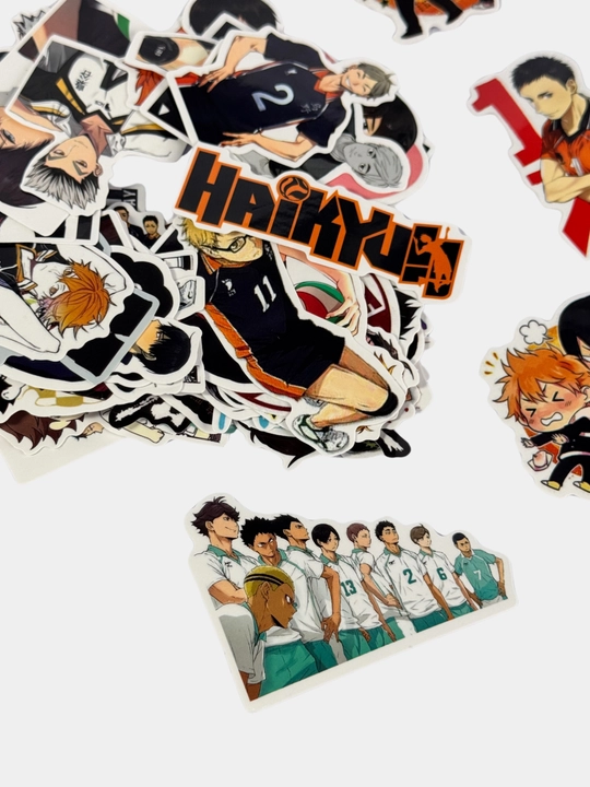 Anime Voleybol stikerlari / Haikyuu, 10 ta tasodifiy stikerlar