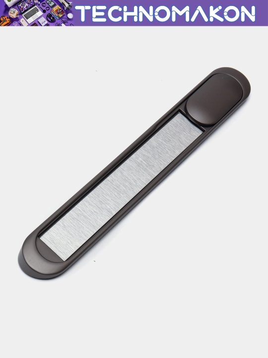 Avtovizitka Slim Grey, avtomobilda telefon raqam qoldirish uchun moslama metalldan
