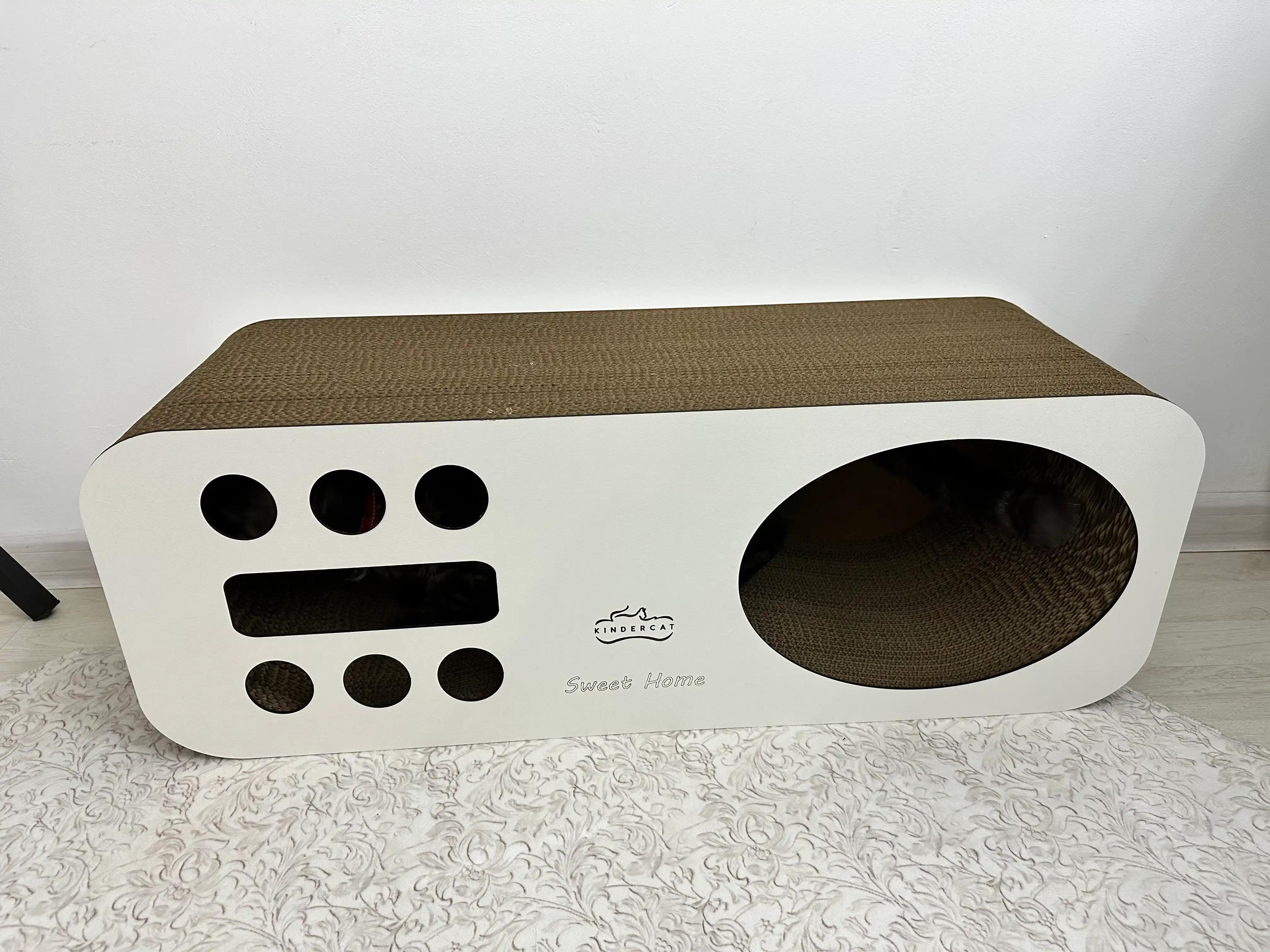 Mushuklar va mushukchalar uchun 3x1 karton tirnoqcha, Home KinderCat