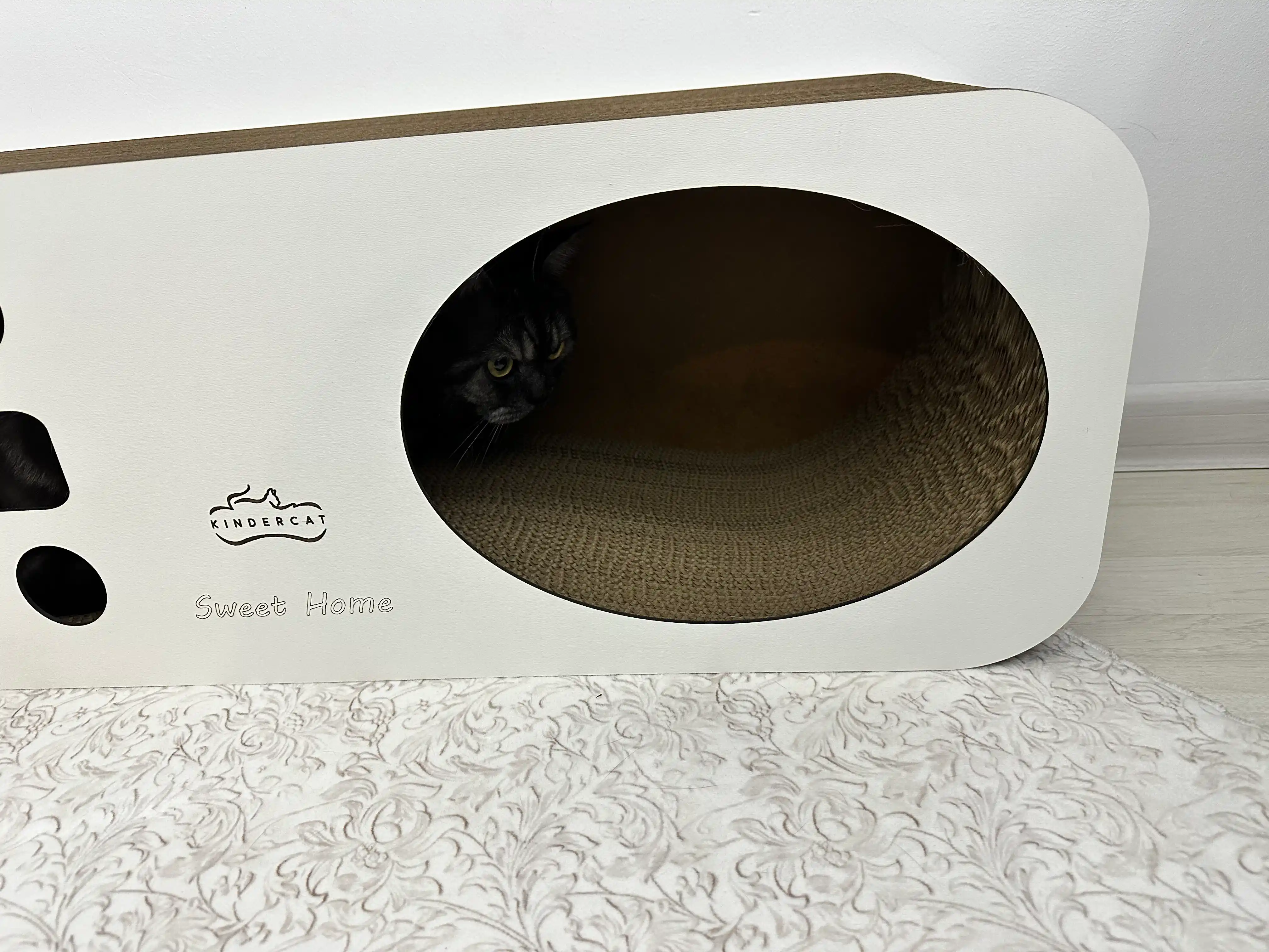 Mushuklar va mushukchalar uchun 3x1 karton tirnoqcha, Home KinderCat