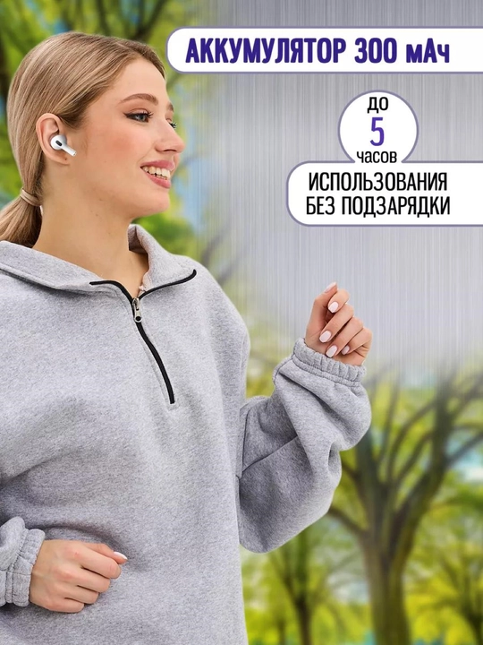 Air Pro simsiz quloqchinlar, mikrofon va ichki kanallar bilan