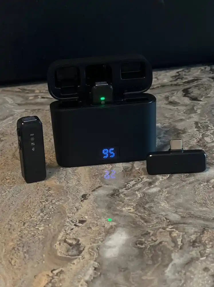 Simsiz telefon mikrofoni, shovqinni bosuvchi, iPhone va Android uchun, petlichka