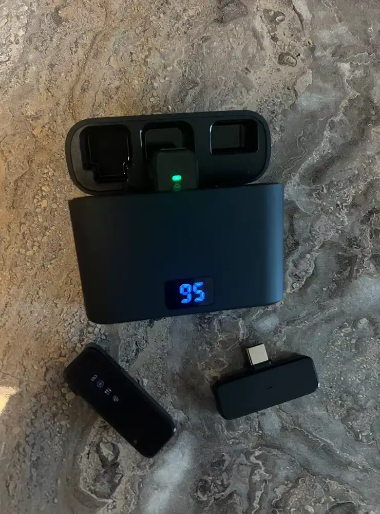Simsiz telefon mikrofoni, shovqinni bosuvchi, iPhone va Android uchun, petlichka