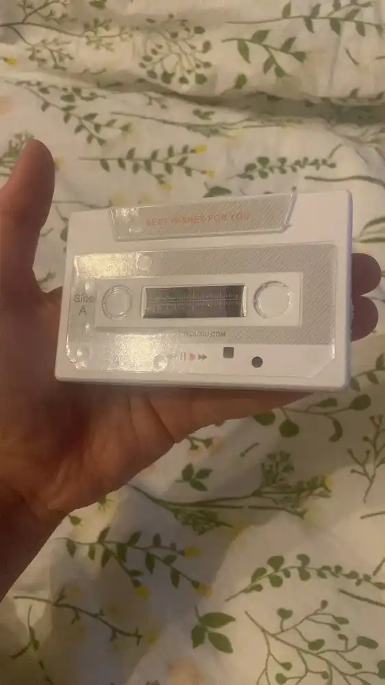 Audio otkritka 60 soniyalik ovoz yozilgan kasseta, ovozli tabrik, sovg‘a