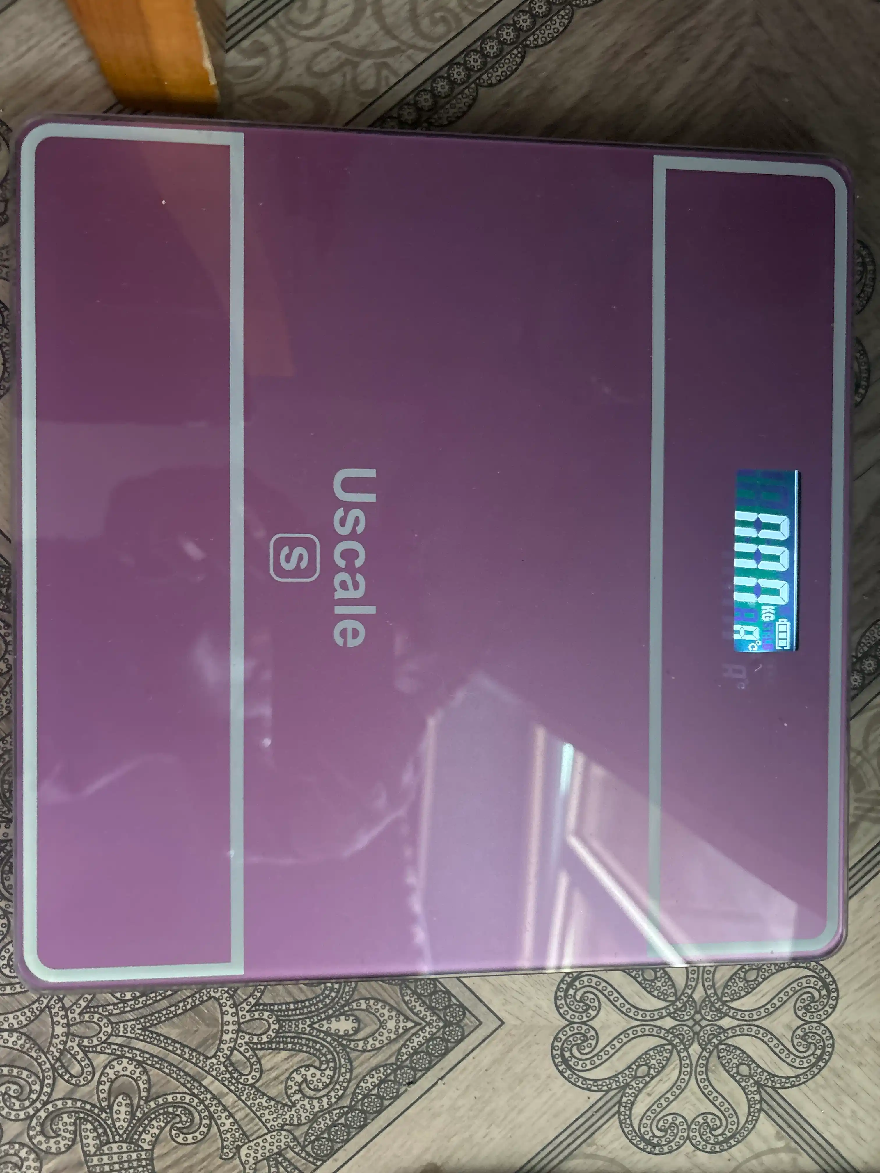 Aqlli elektron pol tarozi, fitnes tarozi, 180 kg, Bluetooth orqali ulanish mavjud, Uscala