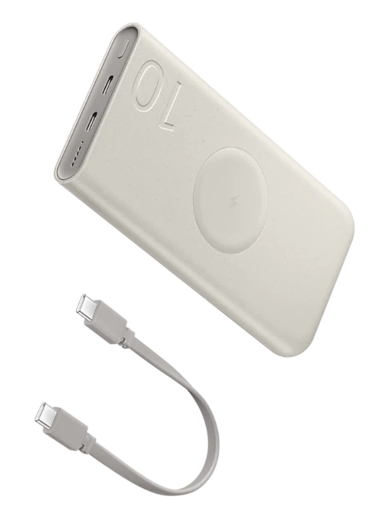 Power Bank Samsung, 10000 мАч, с поддержкой беспроводной зарядки EB-U2510