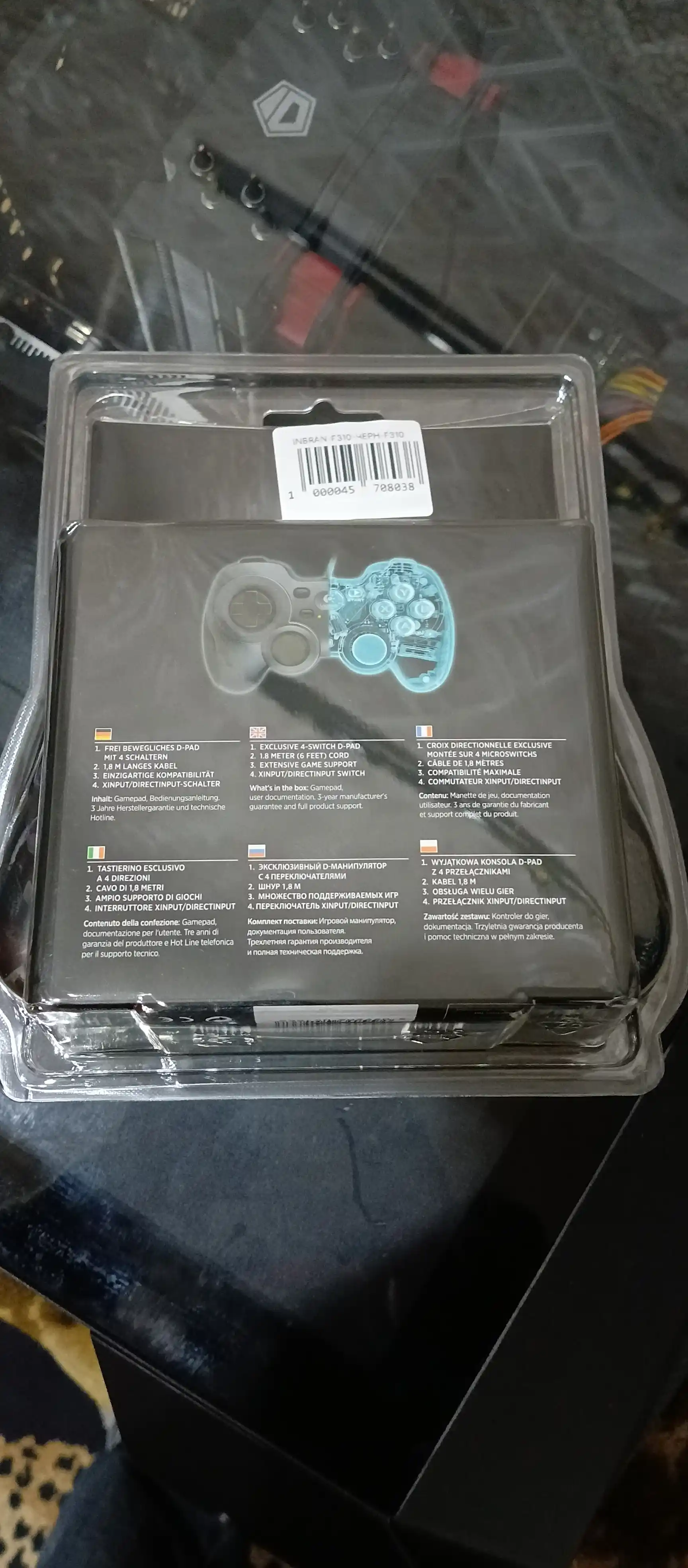 Logitech F310 simli geympad, joystick, kompyuter, noutbuk, Android TV