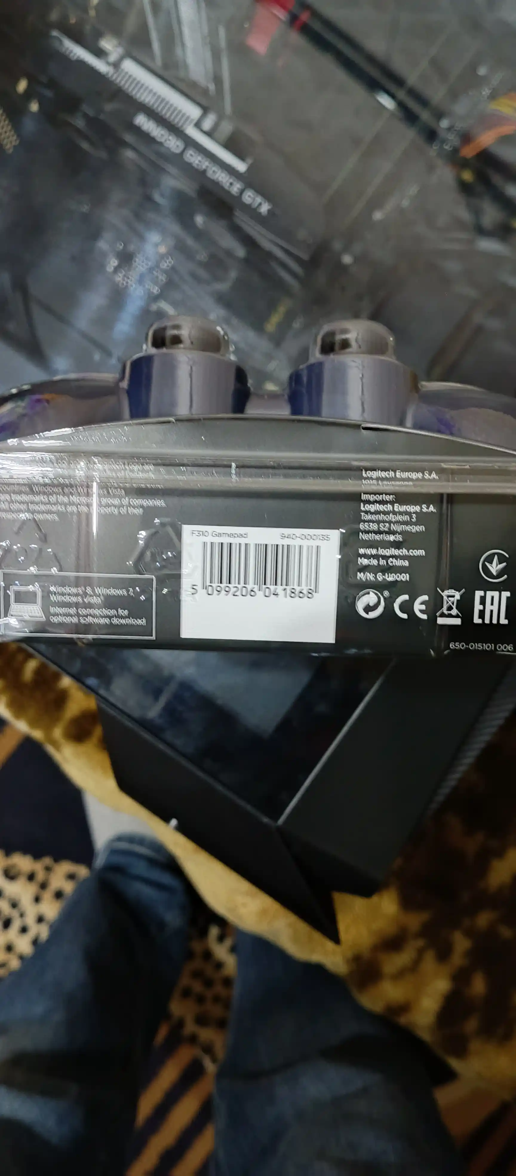 Logitech F310 simli geympad, joystick, kompyuter, noutbuk, Android TV