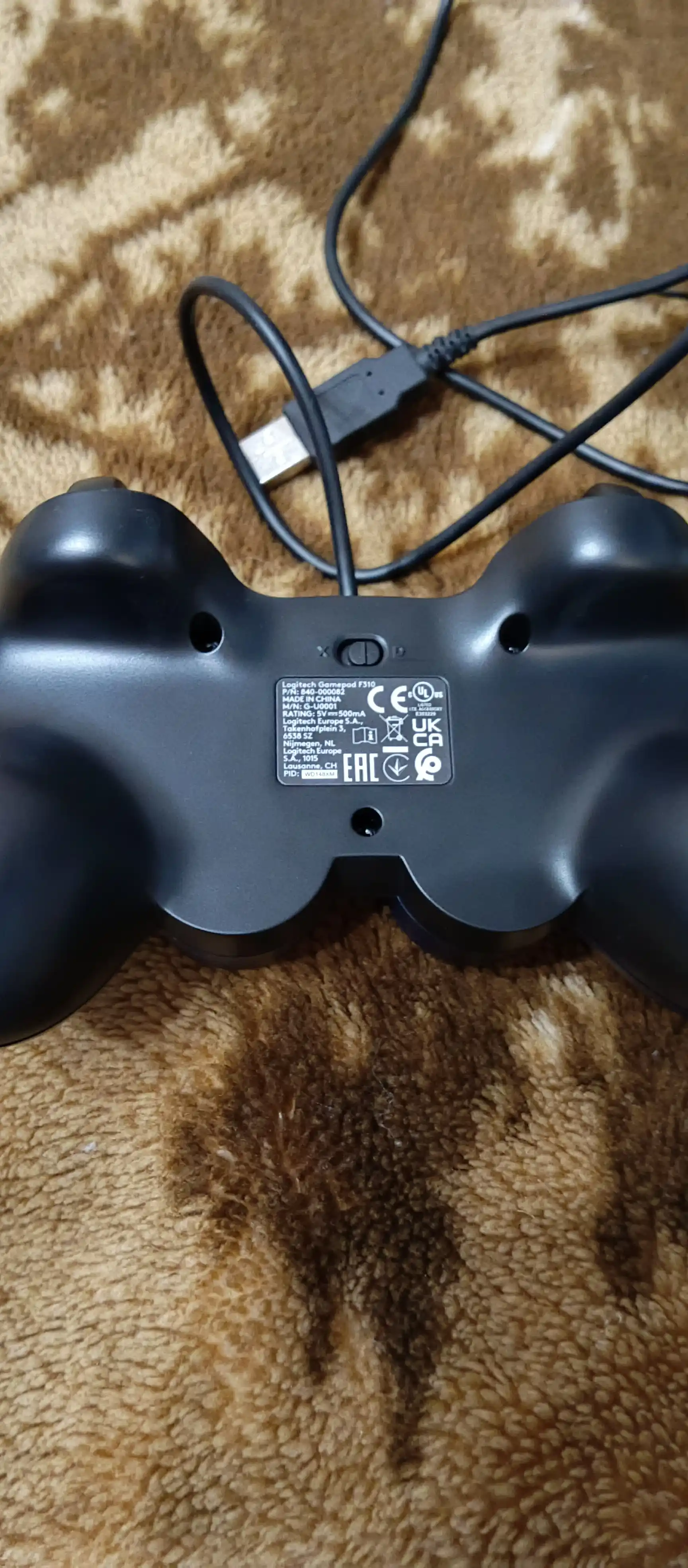 Logitech F310 simli geympad, joystick, kompyuter, noutbuk, Android TV