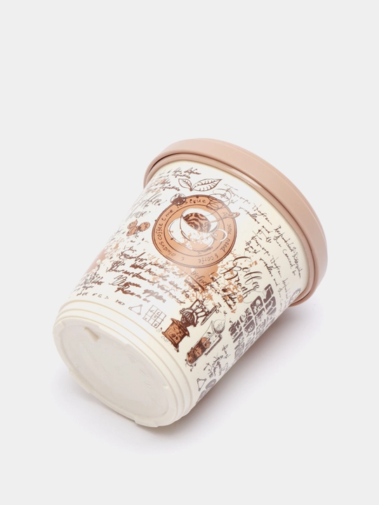 Termal stakan, ikki qoplamli, ichimliklar uchun, 300-400 ml