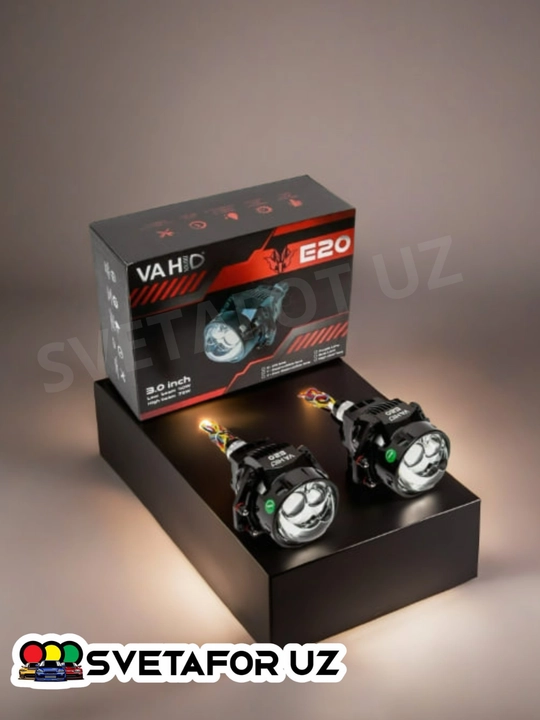 Светодиодные линзовые фары VAHID E20, BILED 3 дюйма, универсальные, 12 В - 