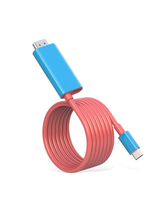 Кабель Type-C на HDMI 2 метра с дизайном Nintendo