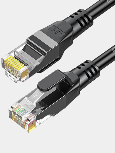 Сетевой кабель JH CAT-6 LAN до 10Гбит/сек, UTP для интернета, патч-корд RJ45, компьютерный