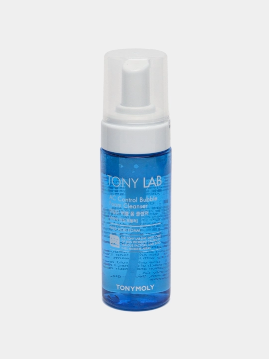 Корейская пенка для умывания LAB AC CONTROL TONYMOLY, ACNE FOAM и L BUBBLE FOAM, 150 мл - 