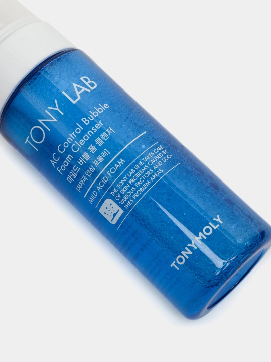 Корейская пенка для умывания LAB AC CONTROL TONYMOLY, ACNE FOAM и L BUBBLE FOAM, 150 мл