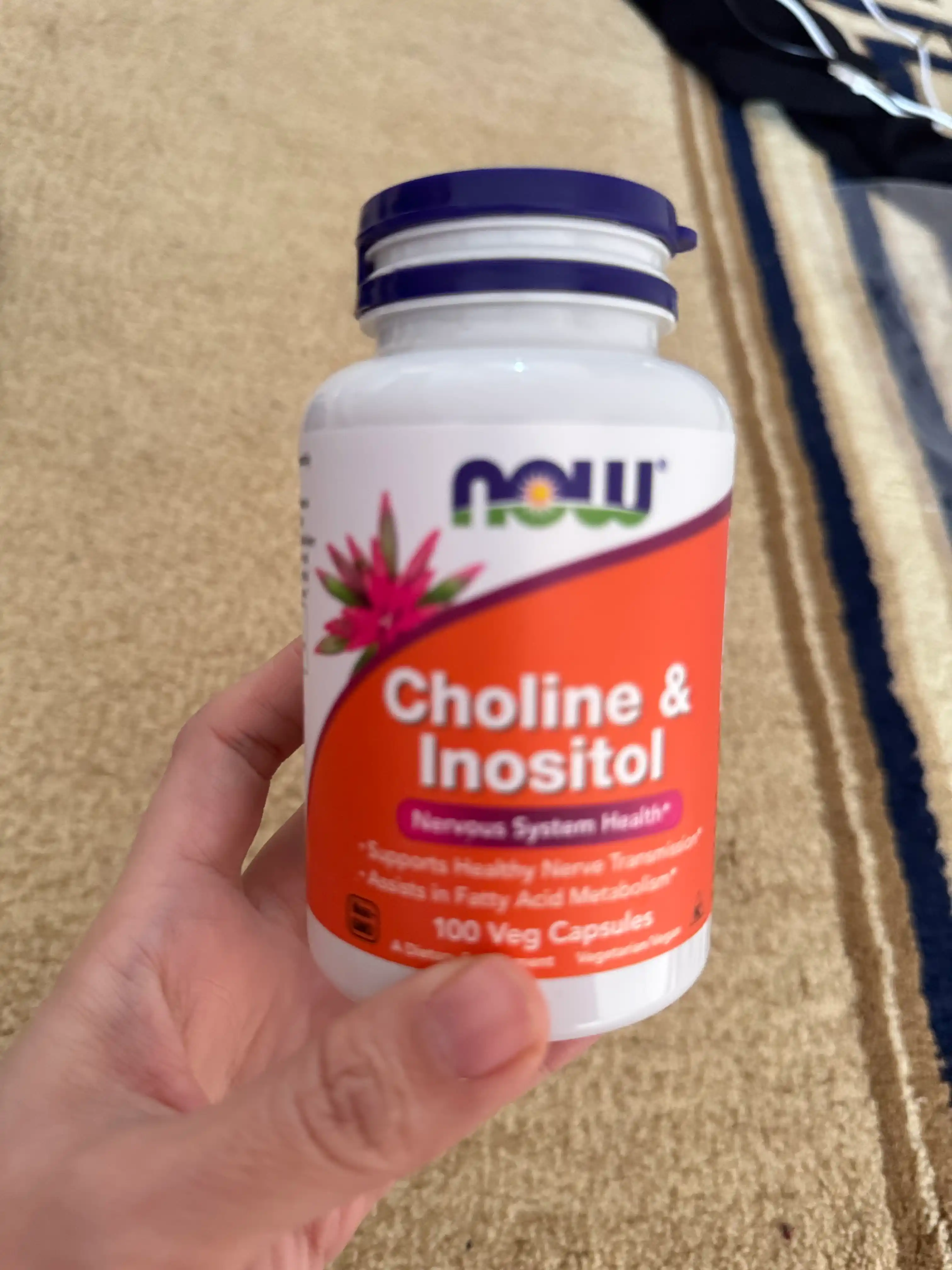 NOW Foods, Xolin va Inositol, 100 kapsula, Halol