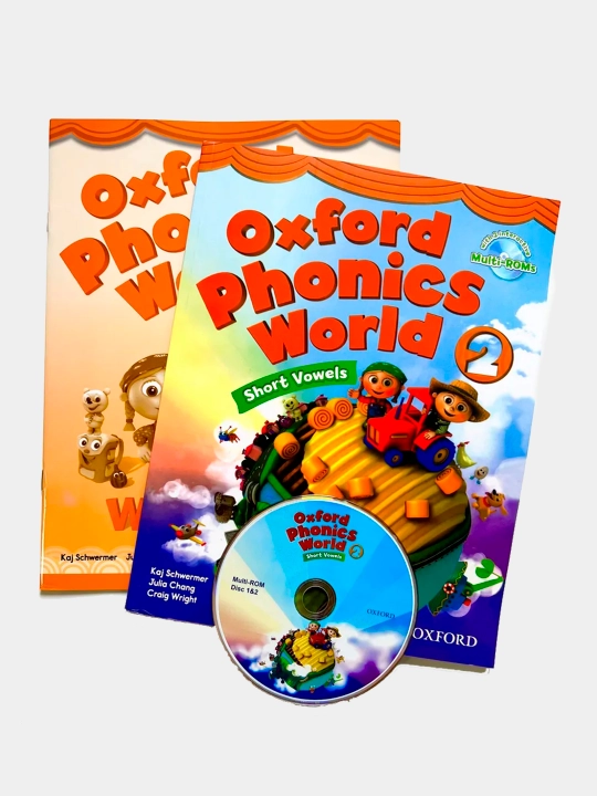 Комплект Oxford Phonics World.  Student Book + Workbook + CD. Schwermer Kaj - 