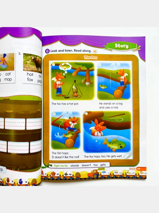 Комплект Oxford Phonics World.  Student Book + Workbook + CD. Schwermer Kaj